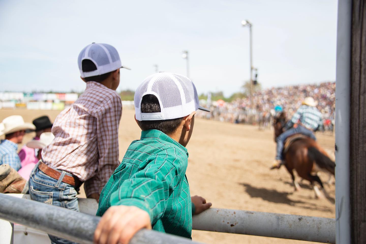 Kids at the Oakdale Rodeo